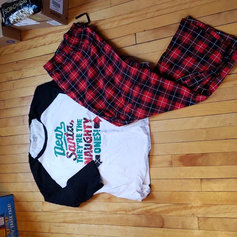 Nap Chat Christmas pjs 3X